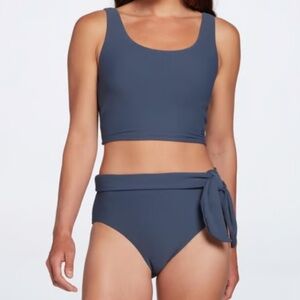Calia Women's Textured Swim Set - Gray